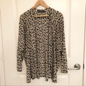 Evil Twin Minkpink Sheer Leopard Mesh Kimono